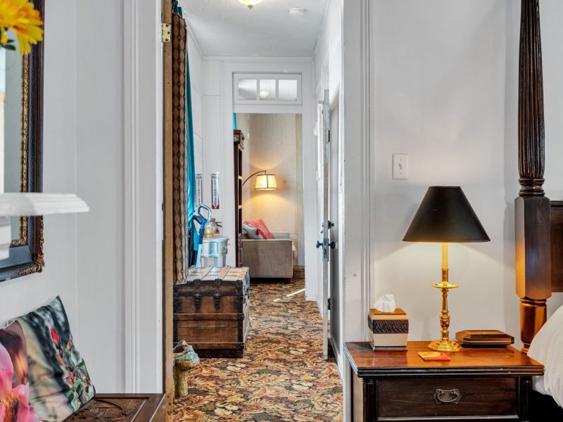 Quiet hallway leading to restful bedrooms