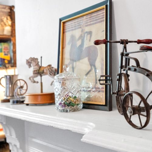 Curated décor with a touch of whimsy